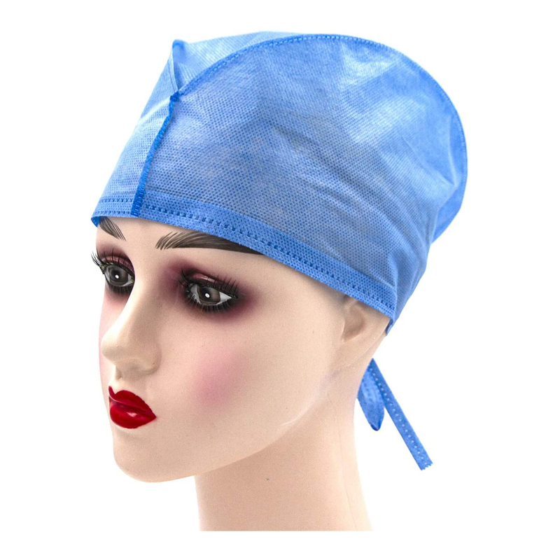 Free Sample Factory Supply Protective Operation Medical Disposable Consumables Surgical Hair Hat Nonwoven Surgeon Hair Net Scrub Nurse Doctor Surgical Cap