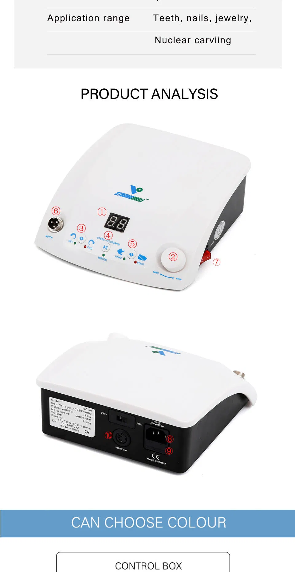 Micromotor QZ60 Q9 Photo 3