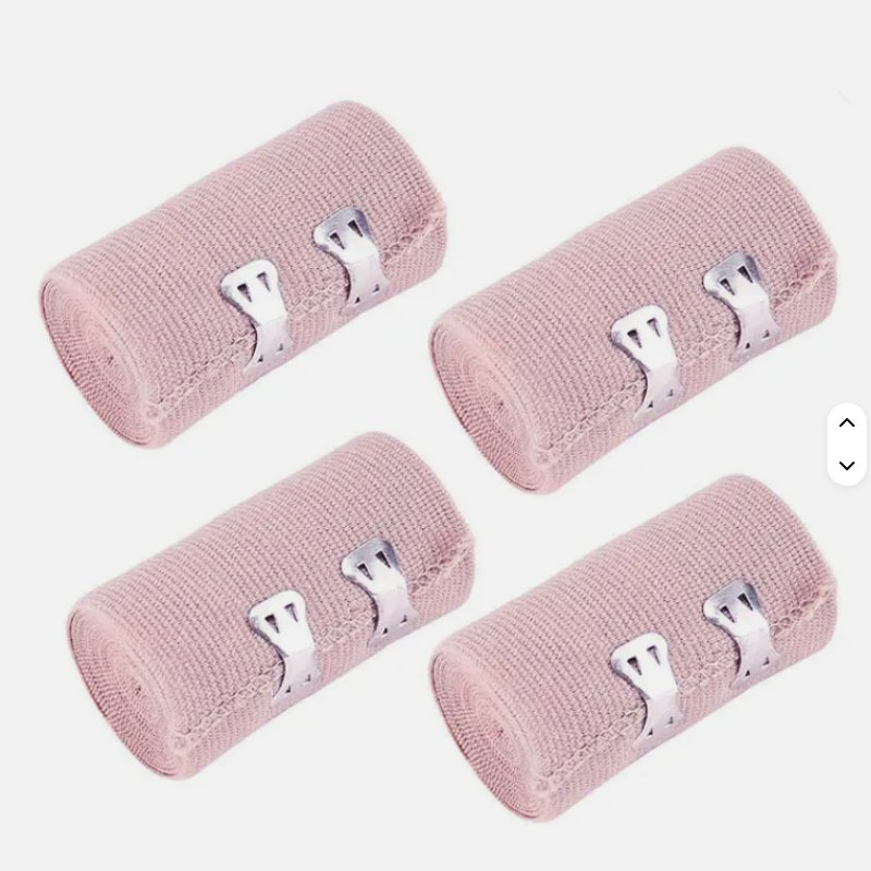 Spandex and Cotton High Elastic Bandage 80g-120g for Pharmacy and Medical Use