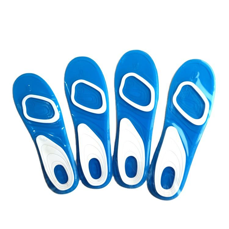 Sports Soft Silicone Gel Air Cushion Insole Hiking Running Shoe Insoles