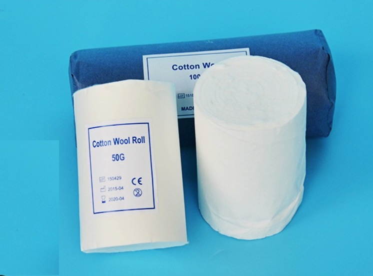 Soft and Absorbent Cotton Roll for Medical Purposes