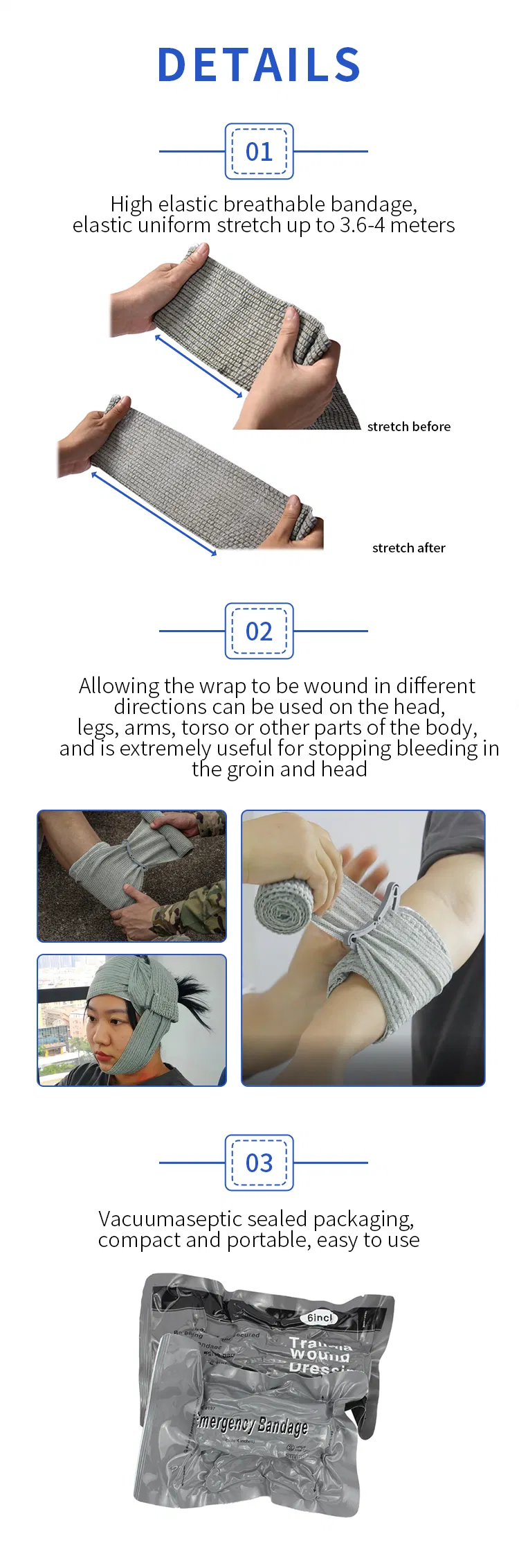 Emergency Israeli Bandage Details 1