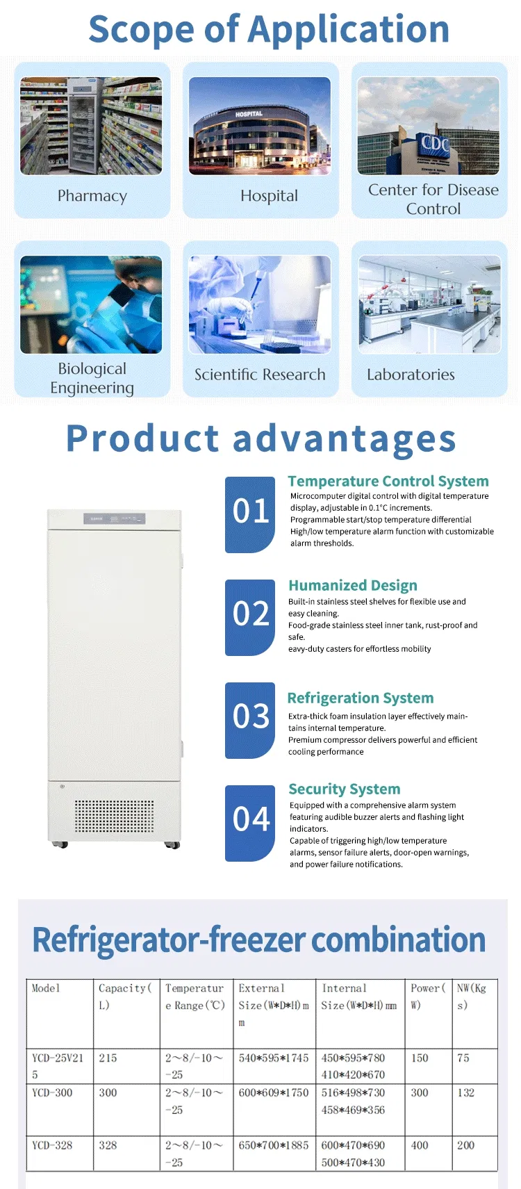 Low Temperature Freezer