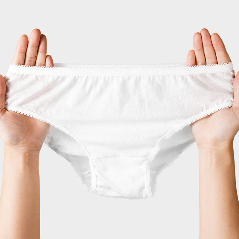 Wholesale Disposable Elastic Nonwoven Women Underwear for Travel and SPA