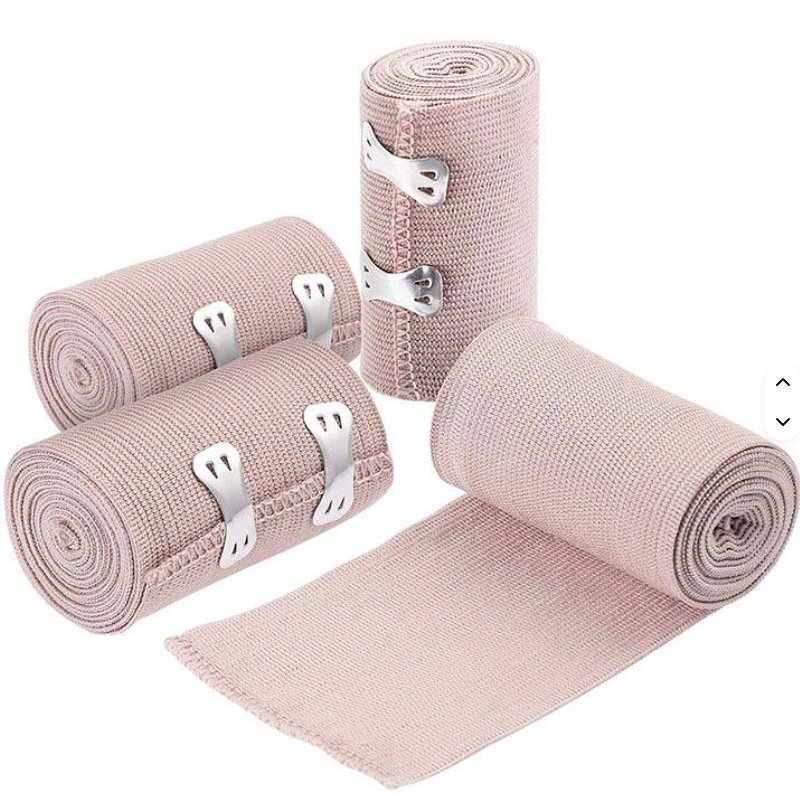 Spandex and Cotton High Elastic Bandage 80g-120g for Pharmacy and Medical Use
