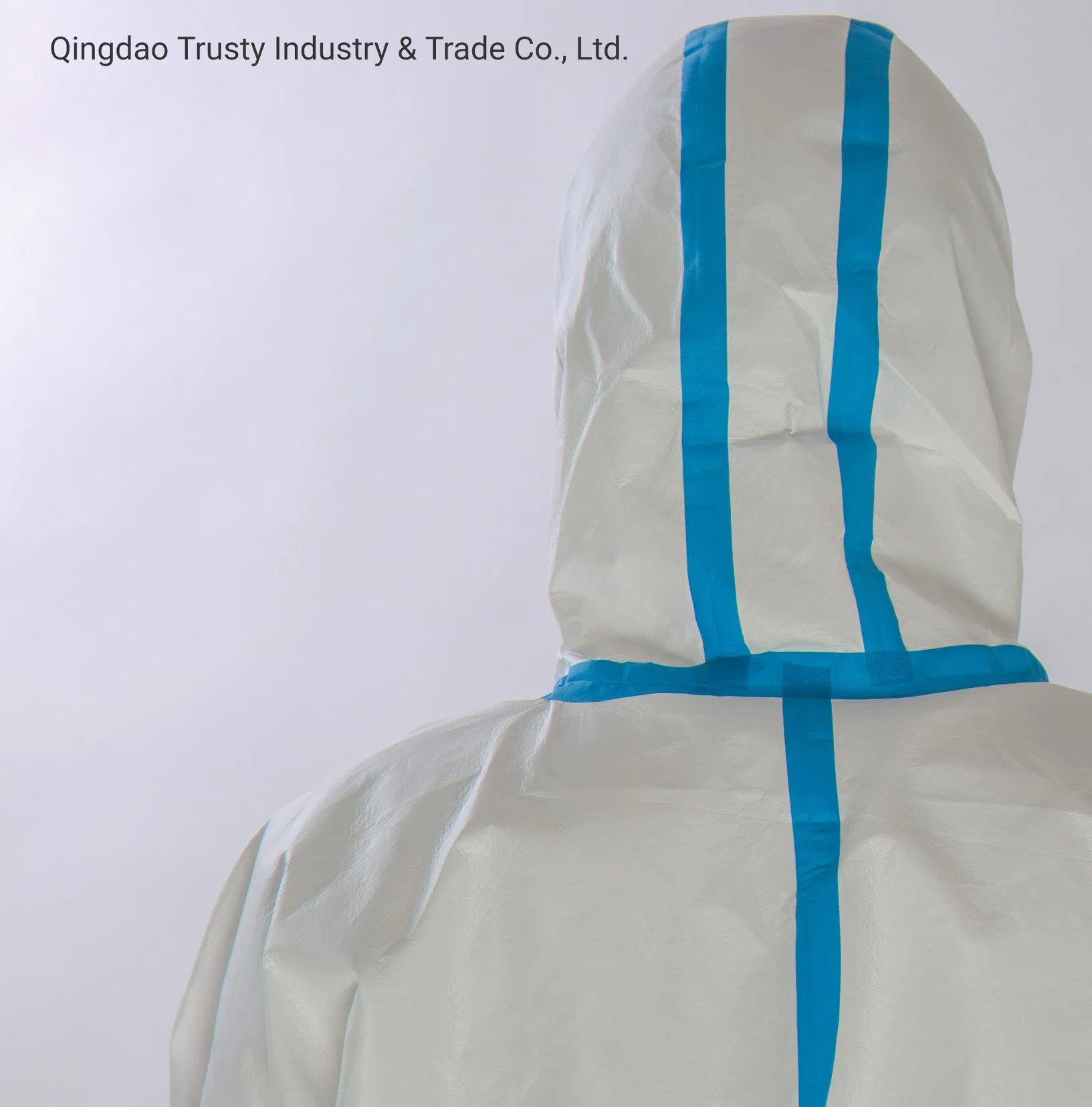 50-70GSM PP+PE Non Woven Disposable Coverall Protective Clothing Medical