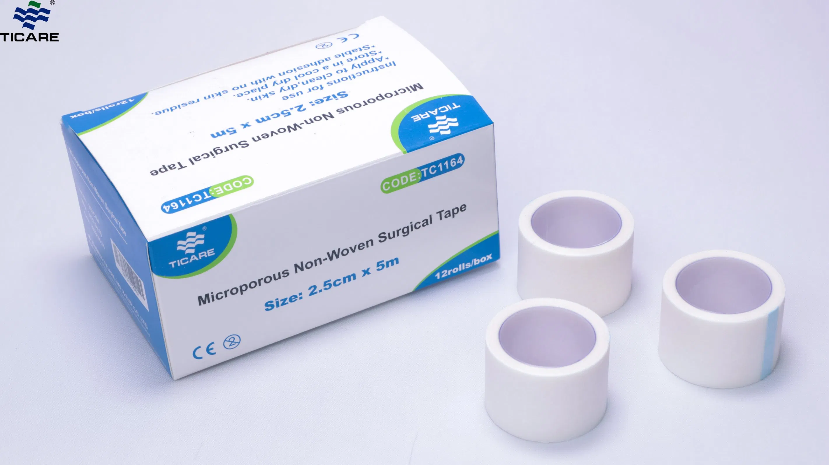 Ticare Microporous 1.25cm Non-Woven Surgical Tape