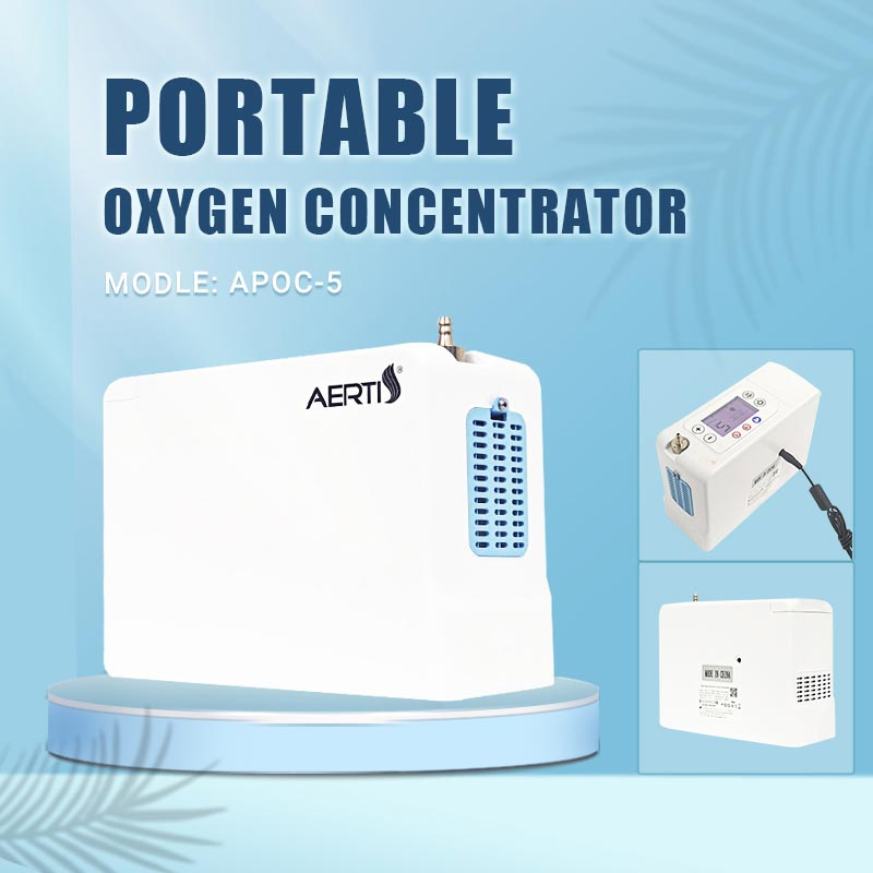 Aerti Outdoor Oxygen Supply Equipment Health Care Oxygen Concentrator Portable Machine