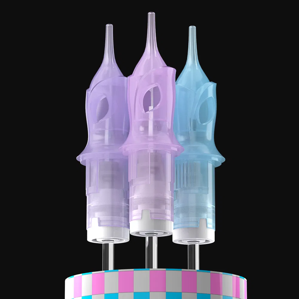 Medical Grade Multicolor Permanent Makeup Cartridge Stainless Steel Needling Needles