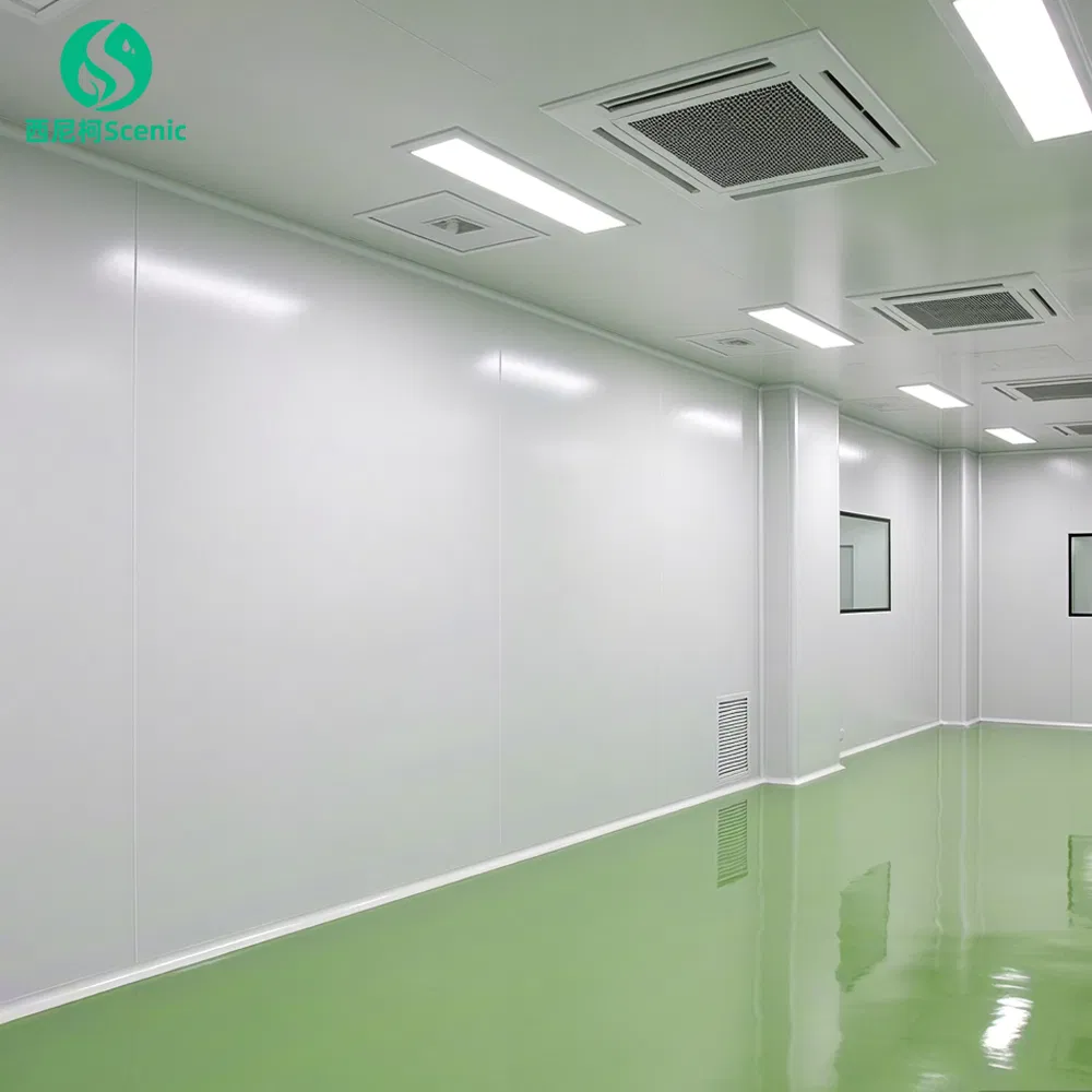 ISO6 Bio-Safety Air Cleaning Pharmaceutical Flow Construction Laboratory Medical Machinery Industries Plant New GMP Clean Room