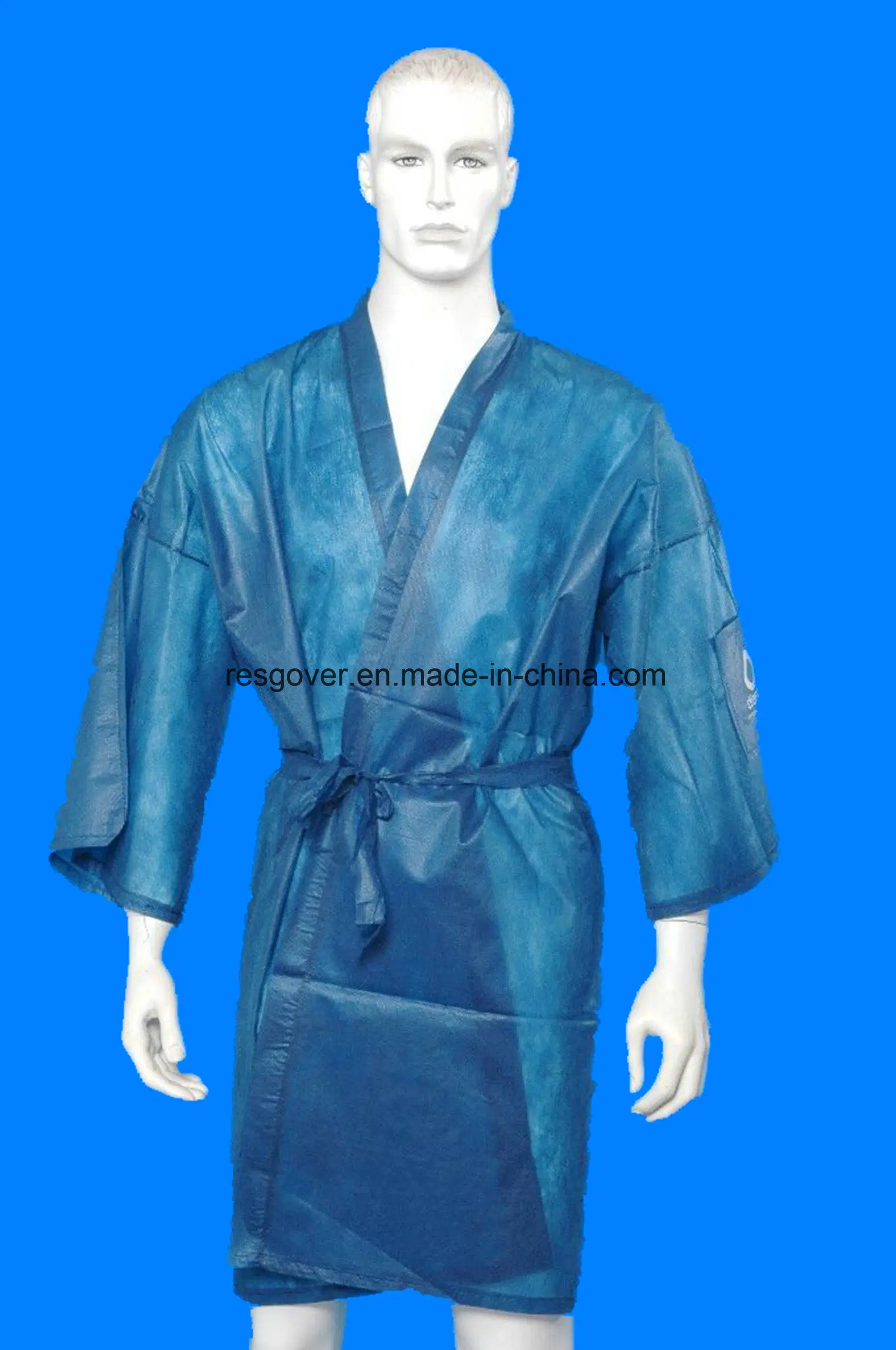 Non Woven Disposable Robe for Beauty Salon and SPA