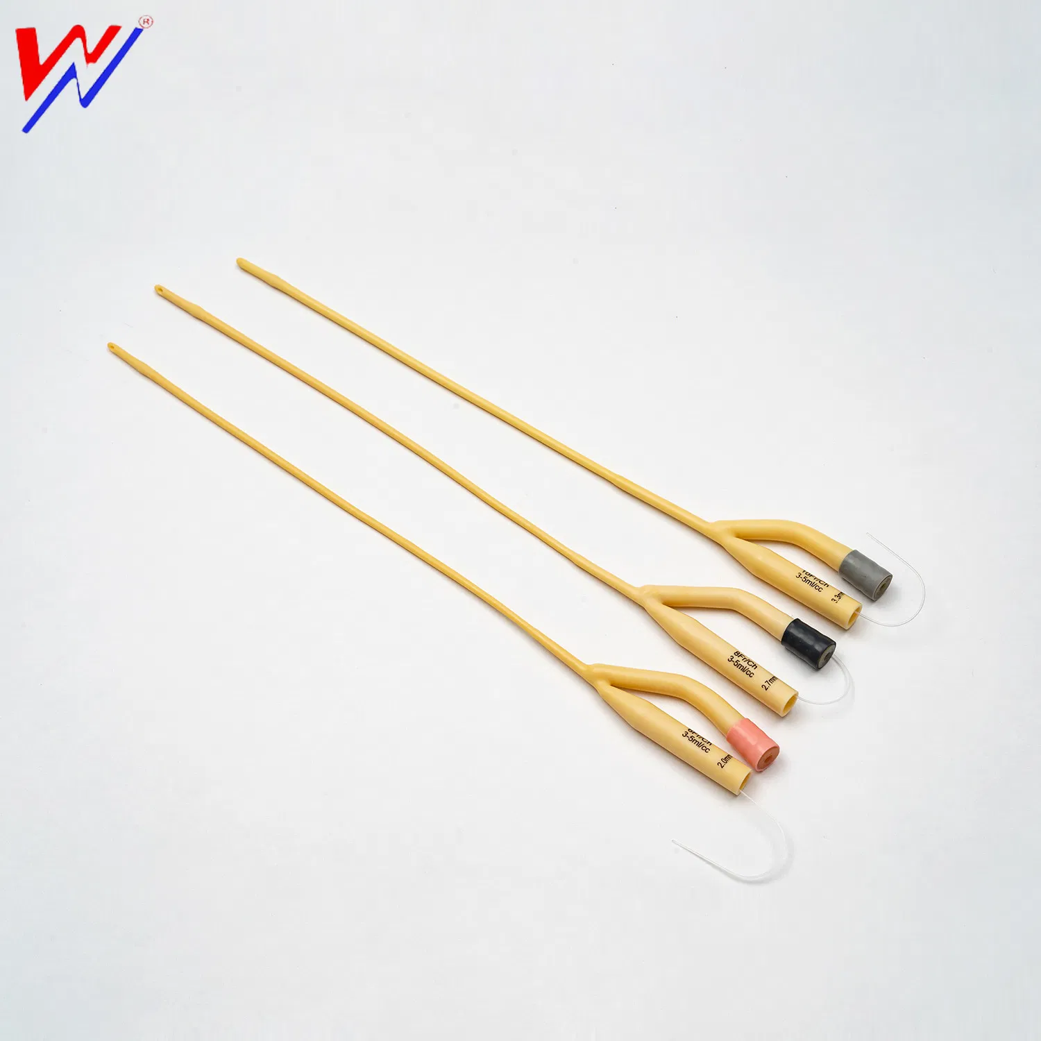 Medical Latex Catheter for Female/Men with Double Lumen