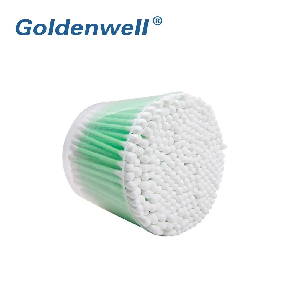 Disposable Medical Wood Stick Cotton Swab Cotton Ear Buds