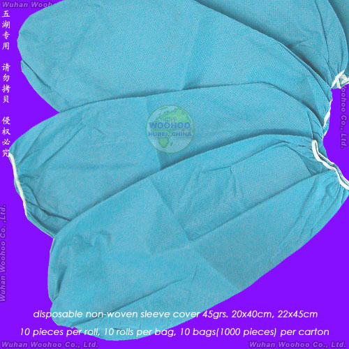 Waterproof Protective Medical/Surgical/CPE/SMS/PP/Nonwoven/Plastic Disposable PE Sleeve Cover for Household Cleaning/Clean-Room/Food Processing/Industry/Service