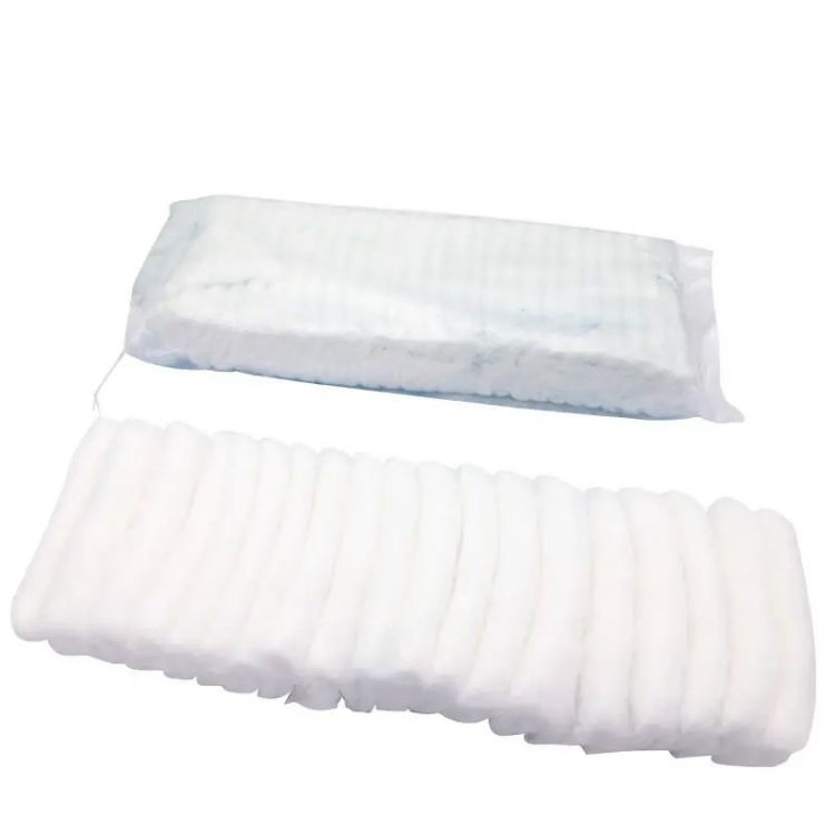 100% Cotton Hospital Grade Hygienic Non-Sterile Disposable Absorbent Medical Zigzag Cotton
