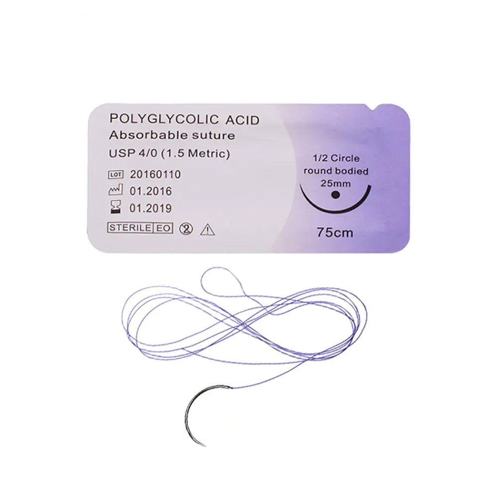 Polydioxanone PGA PGLA Nylon Silk Polyester Surgical Suture Natural Absorbable Threads