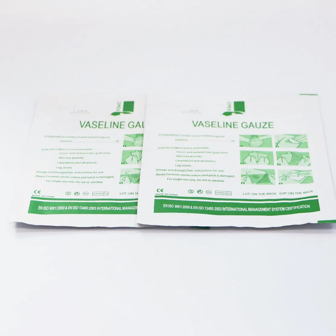 Hot Sale High Quality Different Sizes Medical Paraffin Gauze