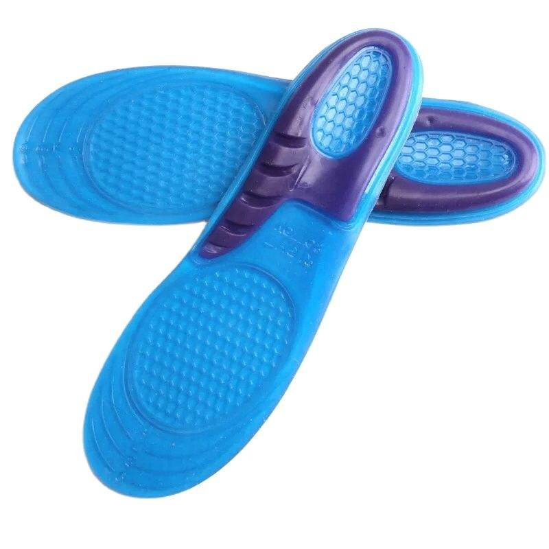 Soft Breathable Silicone Gel Comfortable Shoes Men's Insole Shock Inserts Women's Massage Insoles Silicone Insole