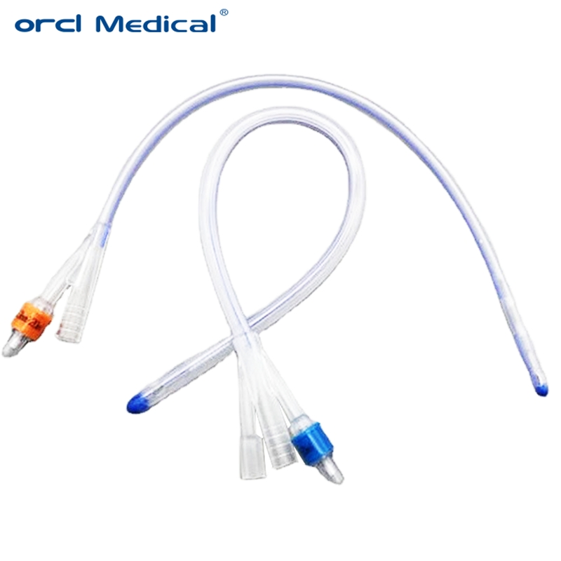 Medical Supply Two Way Three Way Foley Catheter Silicone Urinary Catheter for Single Use