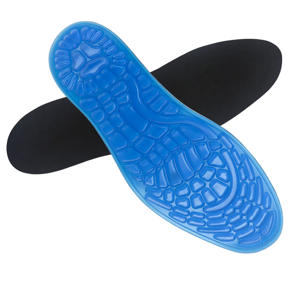 Silicone Gel Athletic Shoe Insole Plantar Fasciitis Shoe Inserts Arch Support Orthotic Providing Cushioning Shoe Insoles for Flat Foot