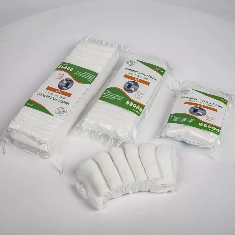Medical Absorbent Zigzag Cotton Wool