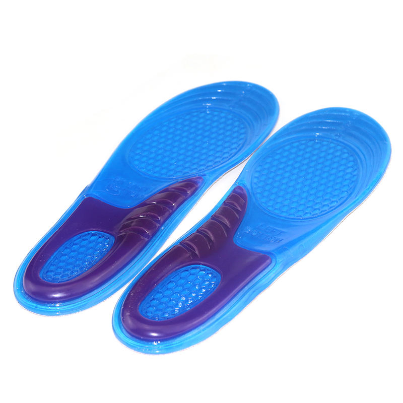Trim to Size Cushion Soles for Heels and Plantar Fasciitis Silicone Gel Insole
