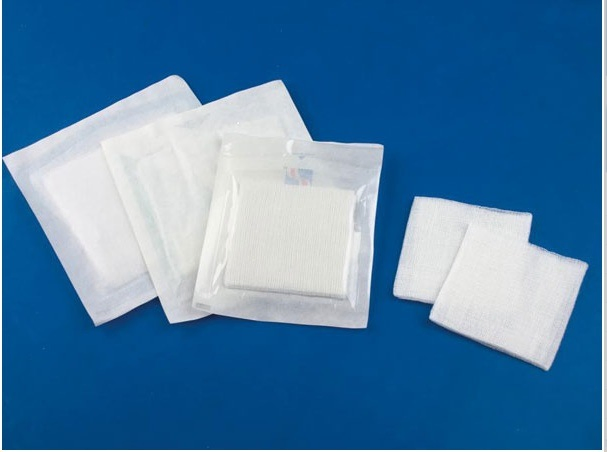 Disposable Medical Absorbent Sterile or Non Sterile Cotton Gauze Swab