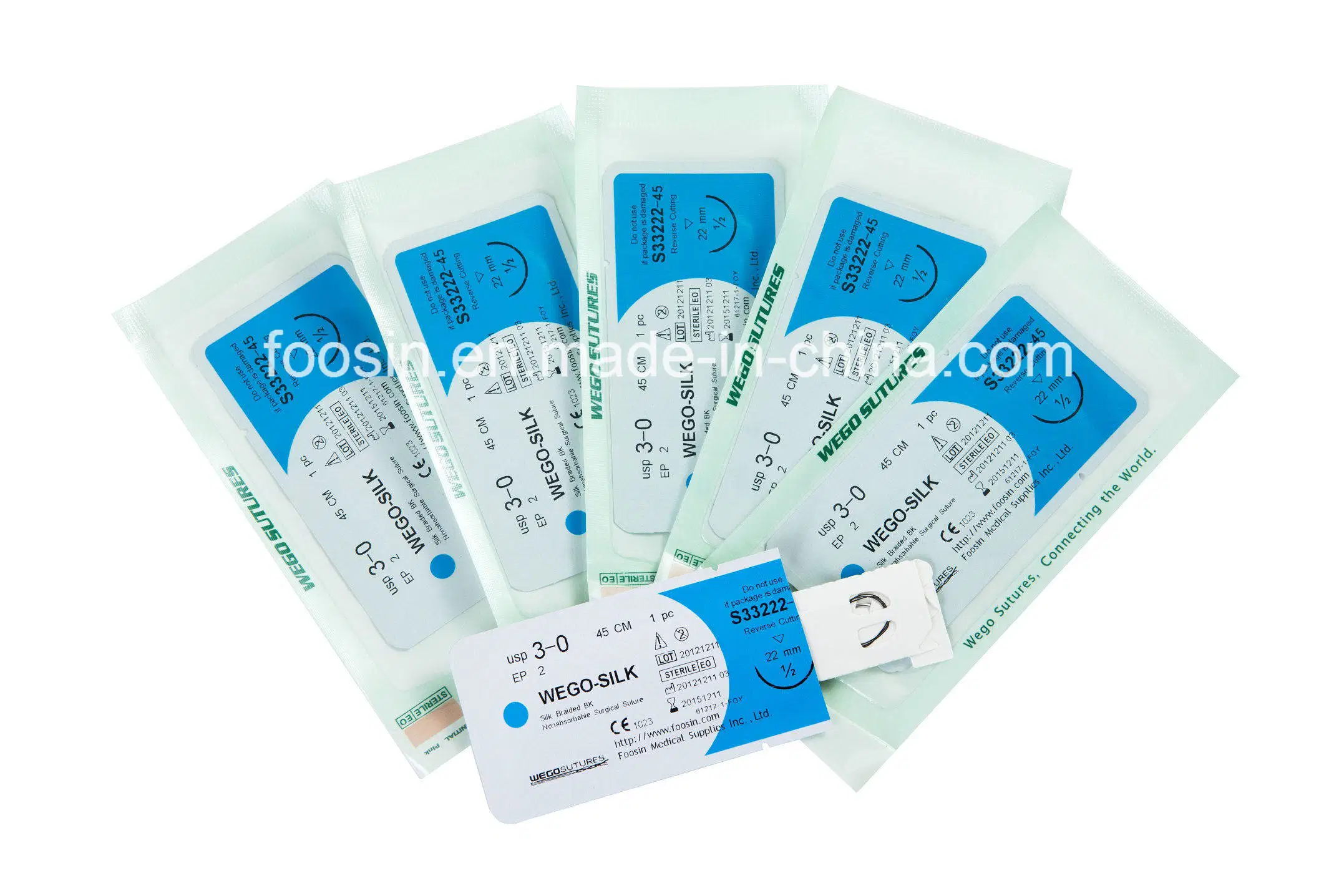 Medical Supply---Sterile Surgical Suture (PGA/PDO/Silk/Nylon/Catgut)