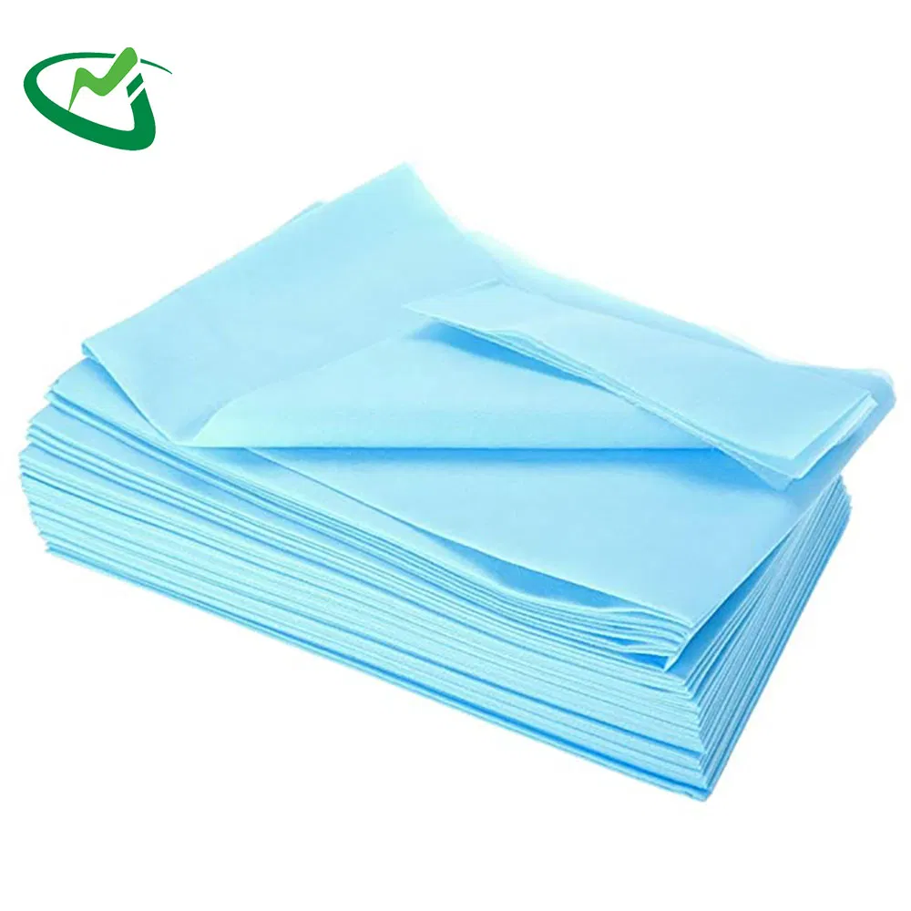 Medical 180X200cm Paper Film Waterproof Massage Disposable Protective Bed Sheet for European Hospital