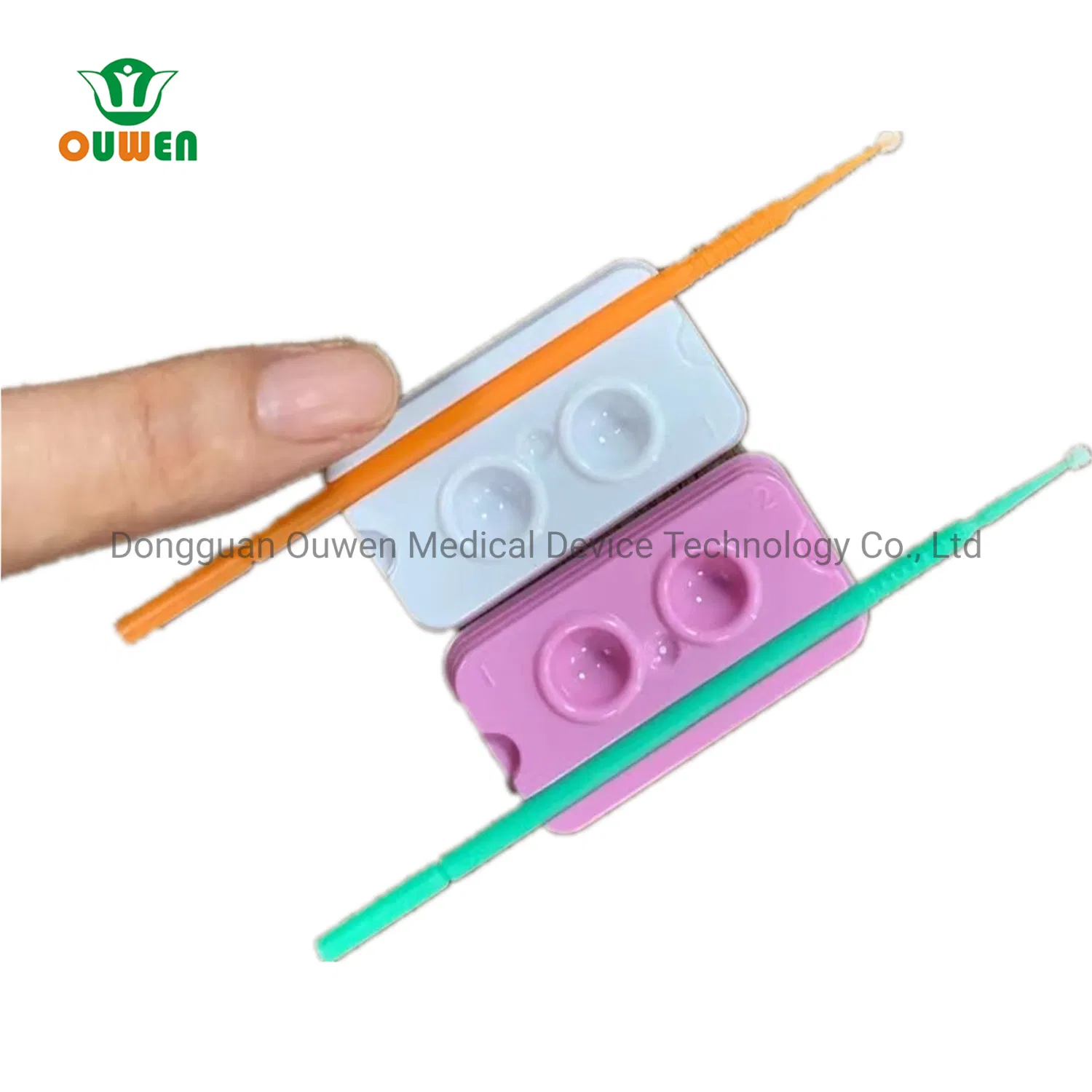 Dental Supply Adhesive Disposable Mixing 2/4 Holes Trays Model