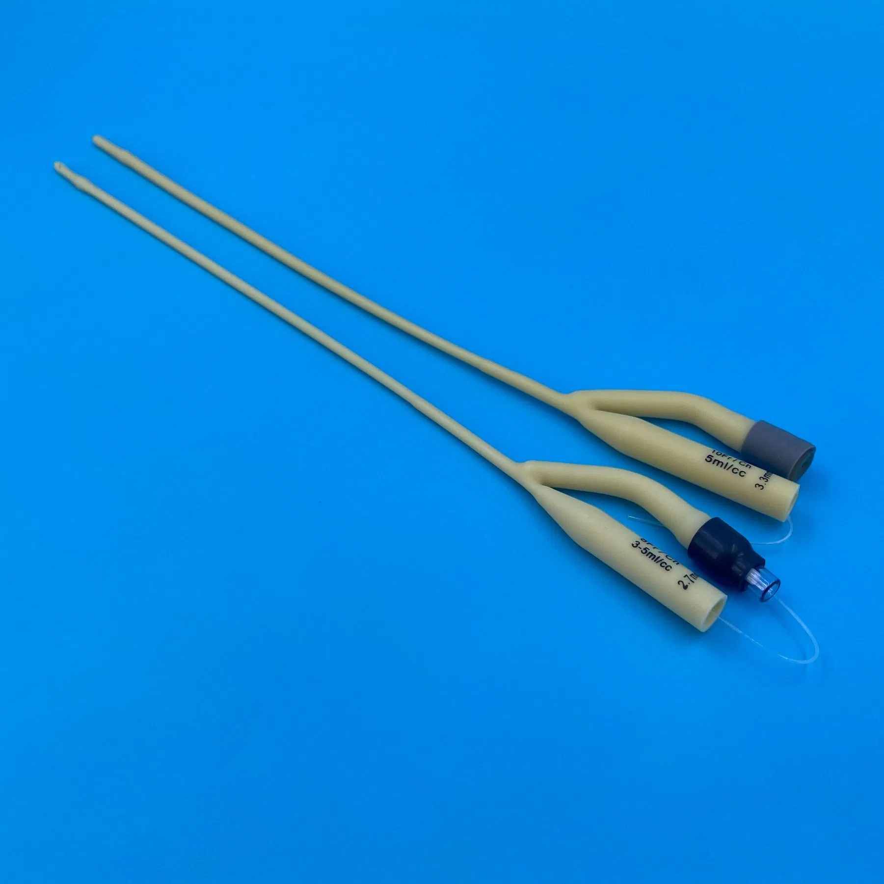 Medical Latex Catheter for Female/Men with Double Lumen