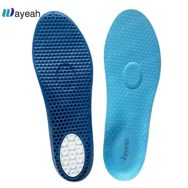 Sports Massaging Silicone Gel Insoles Honeycomb Gel Insoles