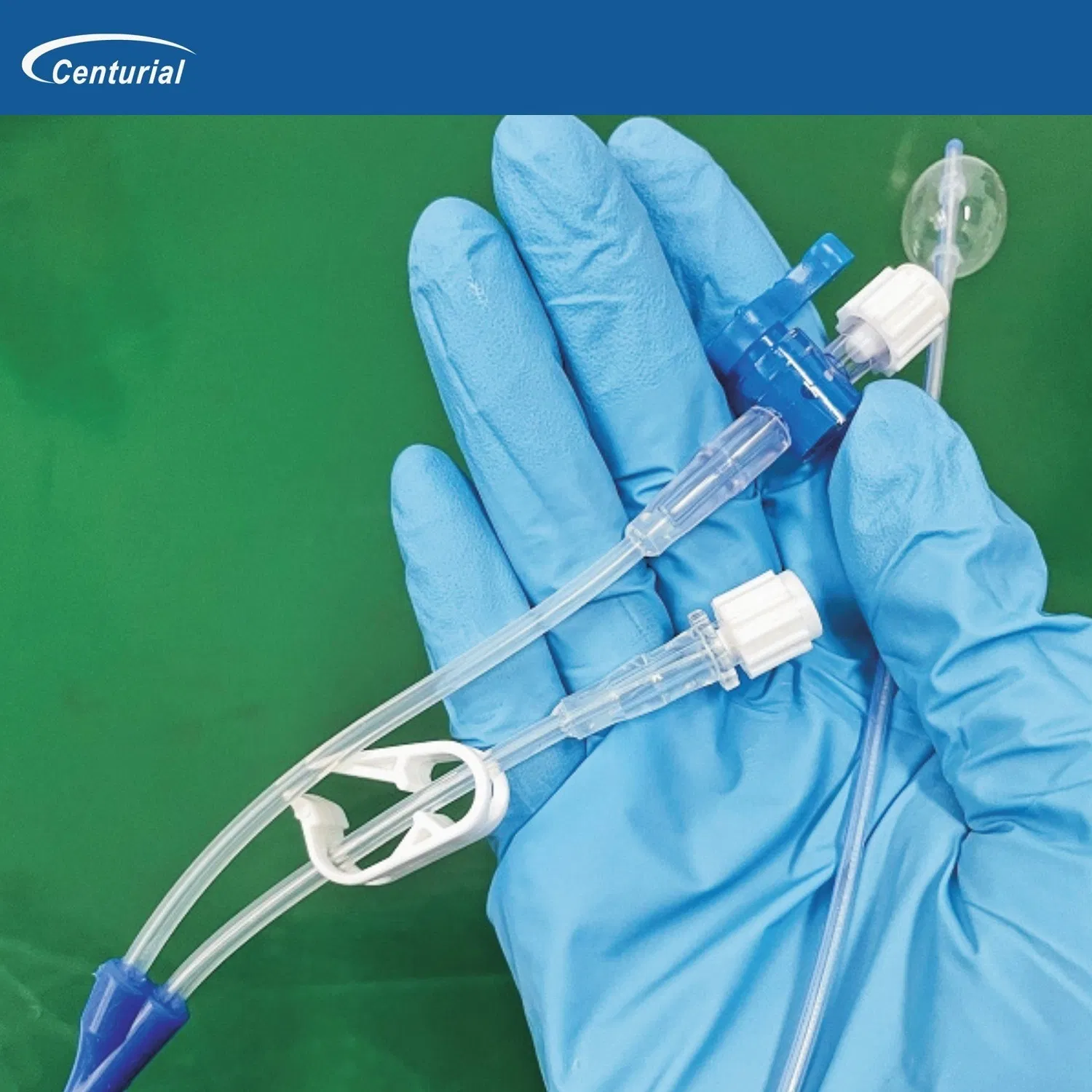 Disposable Medical Hysterosalpingography Hsg Catheter Balloon with Stylet