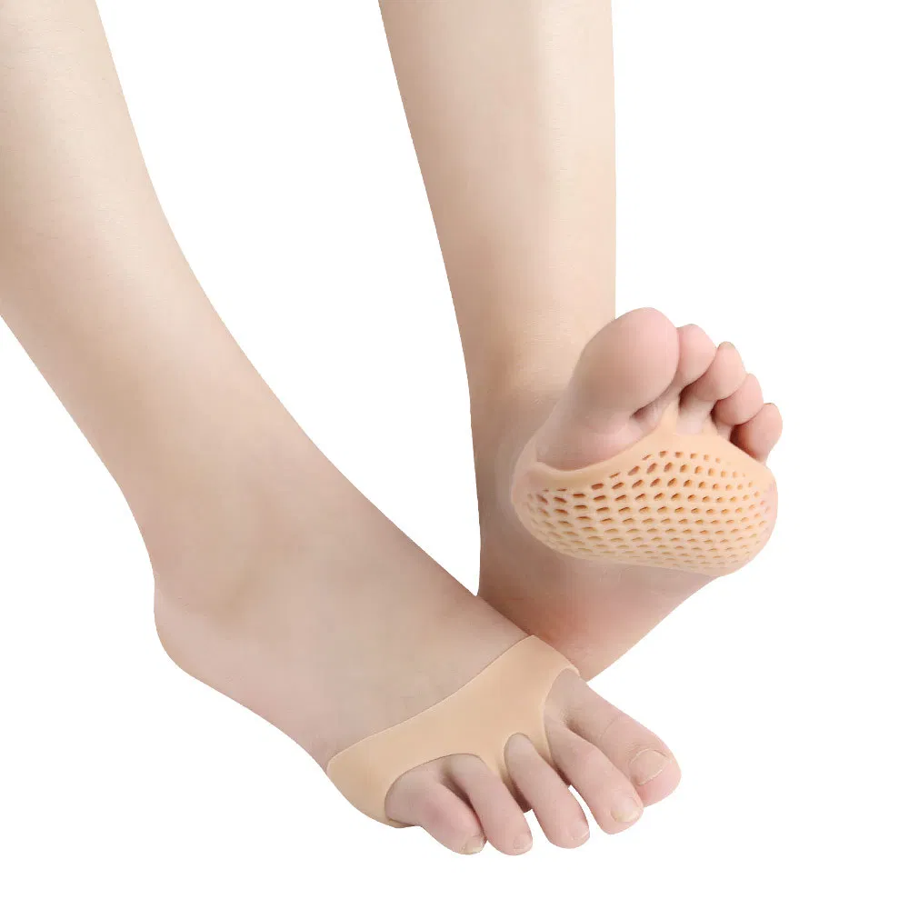 Amazon Hot Selling Breathable Holes Silicon Honeycomb Forefoot Pad Insole