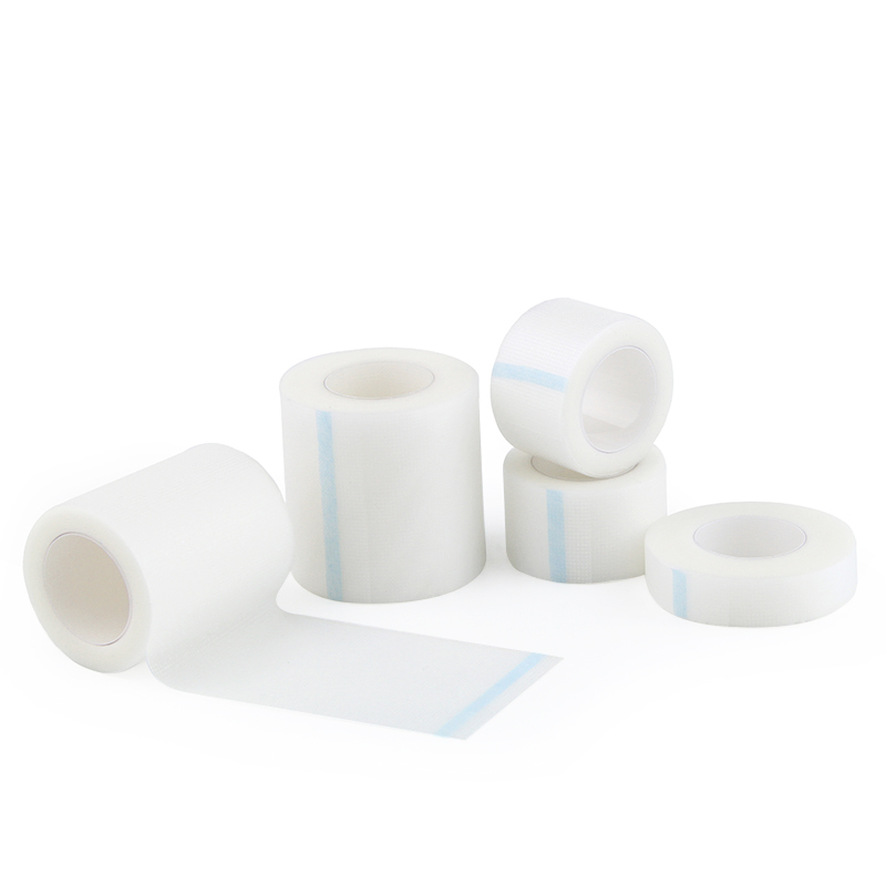 Direct Manufacture Medical Adhesive Tape/ Surgical Transparent Tape Roll/PE Tape Roll 1"/2"/3"/1.25cmx/2.5cm/5cm/10cm