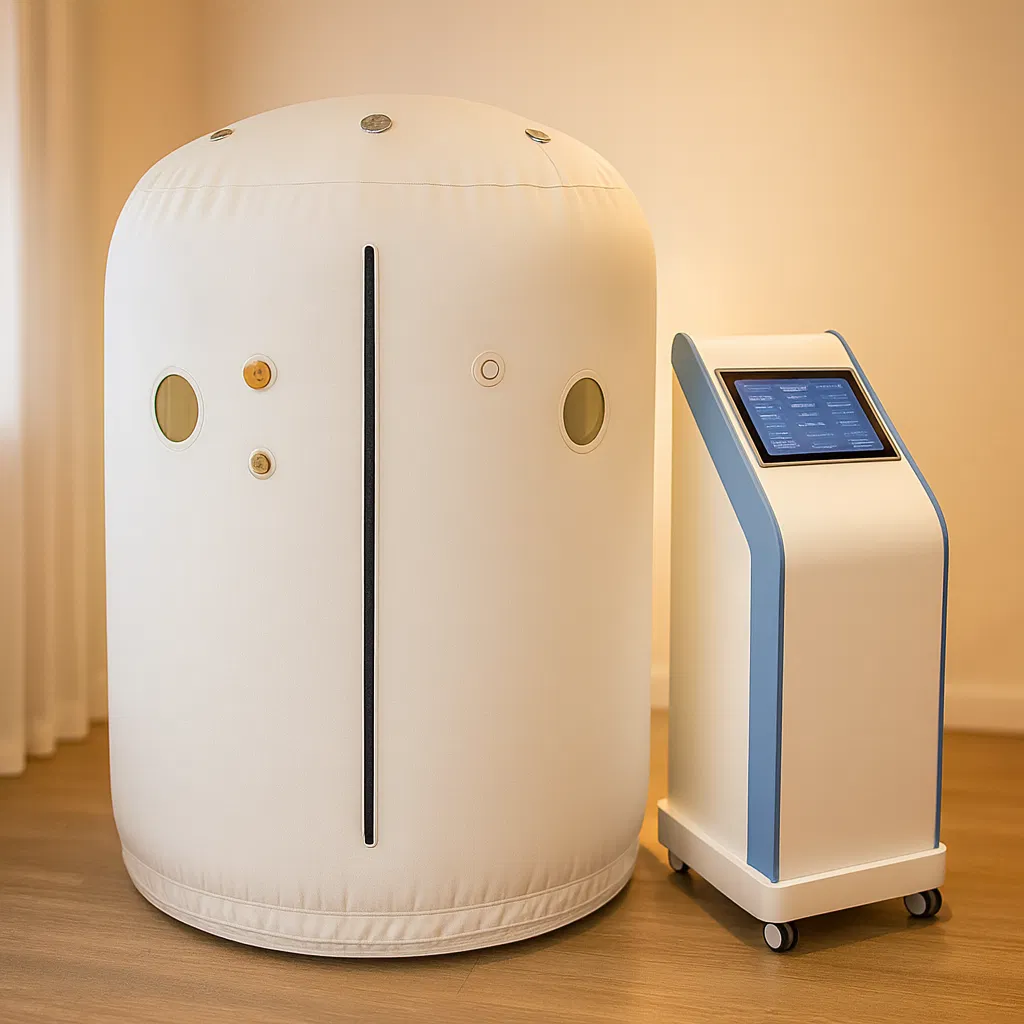 Supero Customized Household Vertical Hyperbaric Oxygen Chamber Convenient 2-3 Person for Health Care Exercise Recovery Postoperative