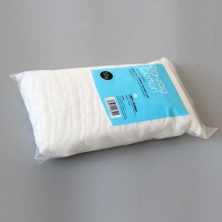 100% Cotton Hospital Grade Hygienic Non-Sterile Disposable Absorbent Medical Zigzag Cotton