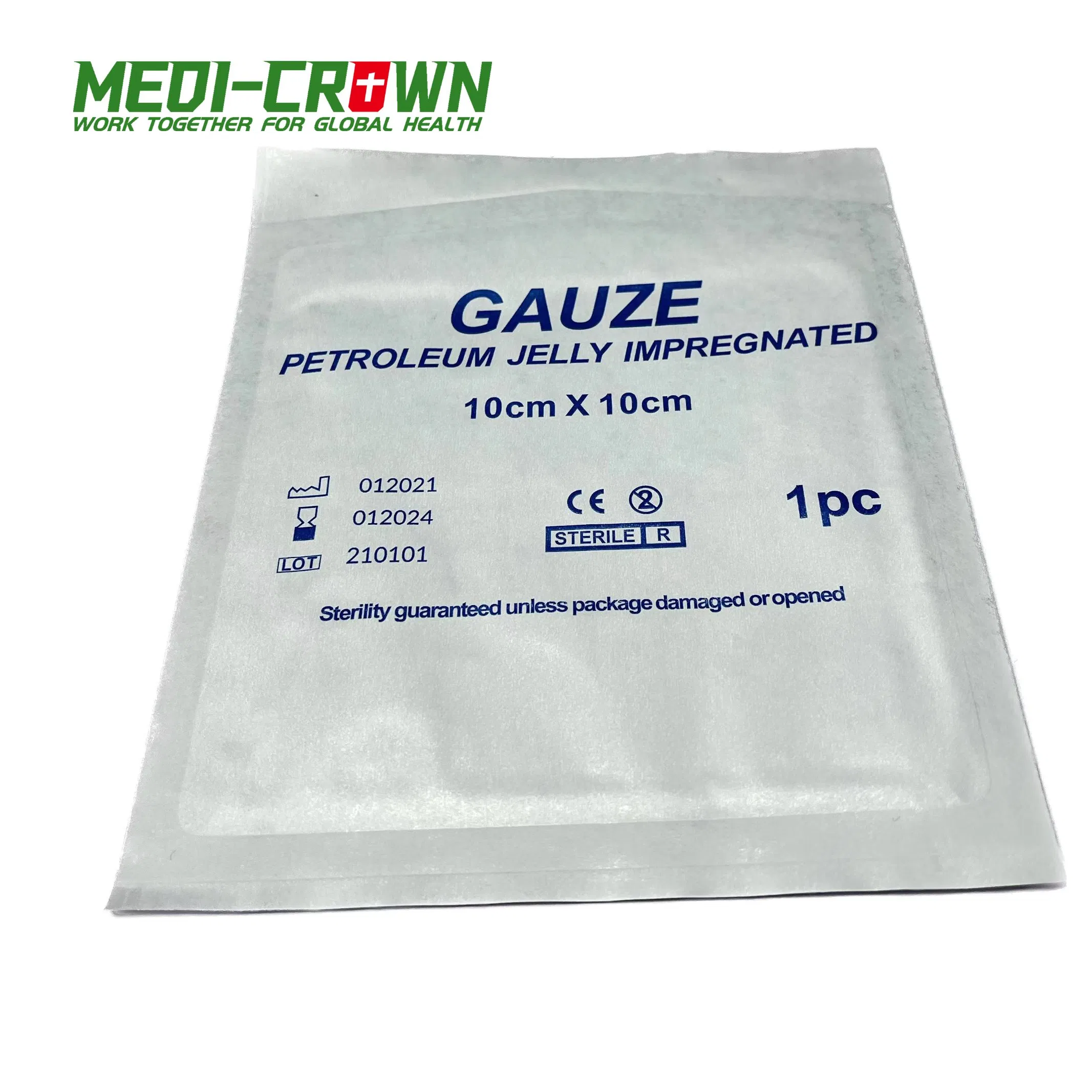 Sterile Disposable Medical Paraffin Vaseline Gauze with Factory Price