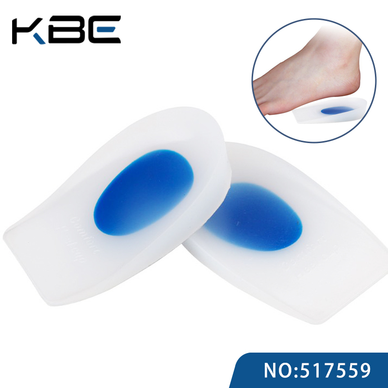 Sports &amp; Comfort Gel Shoes Pad Spur Insole Massage Silicon Heel Cushions