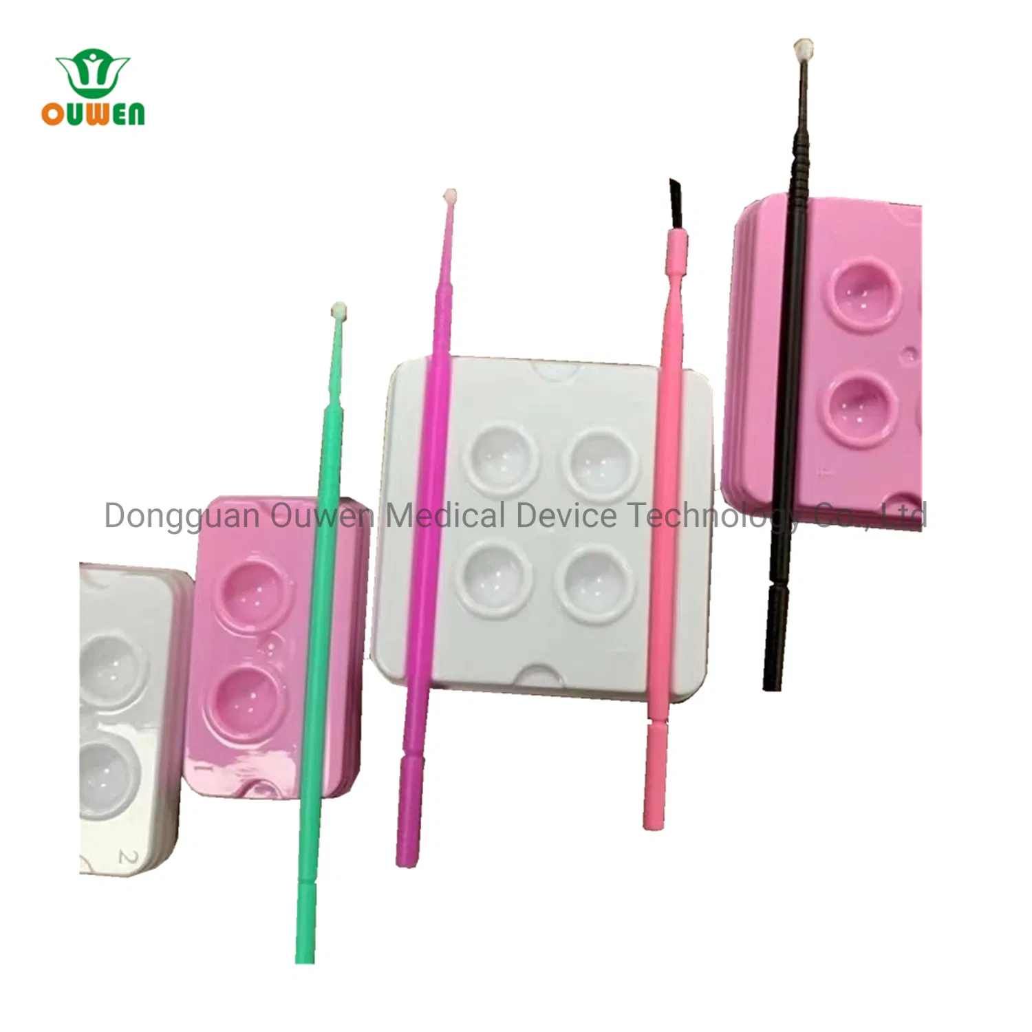 Dental Supply Adhesive Disposable Mixing 2/4 Holes Trays Model