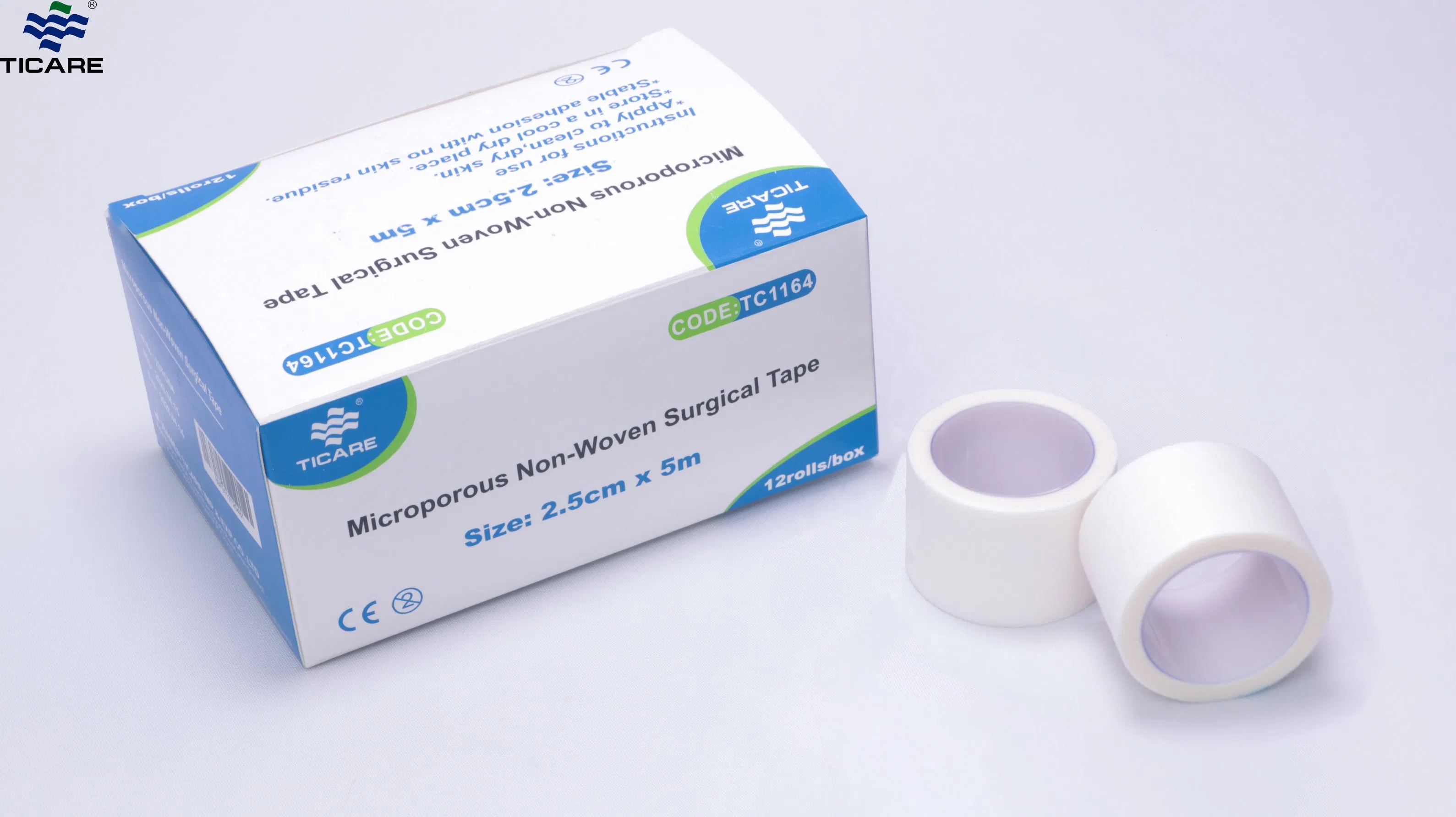 Ticare Microporous 1.25cm Non-Woven Surgical Tape
