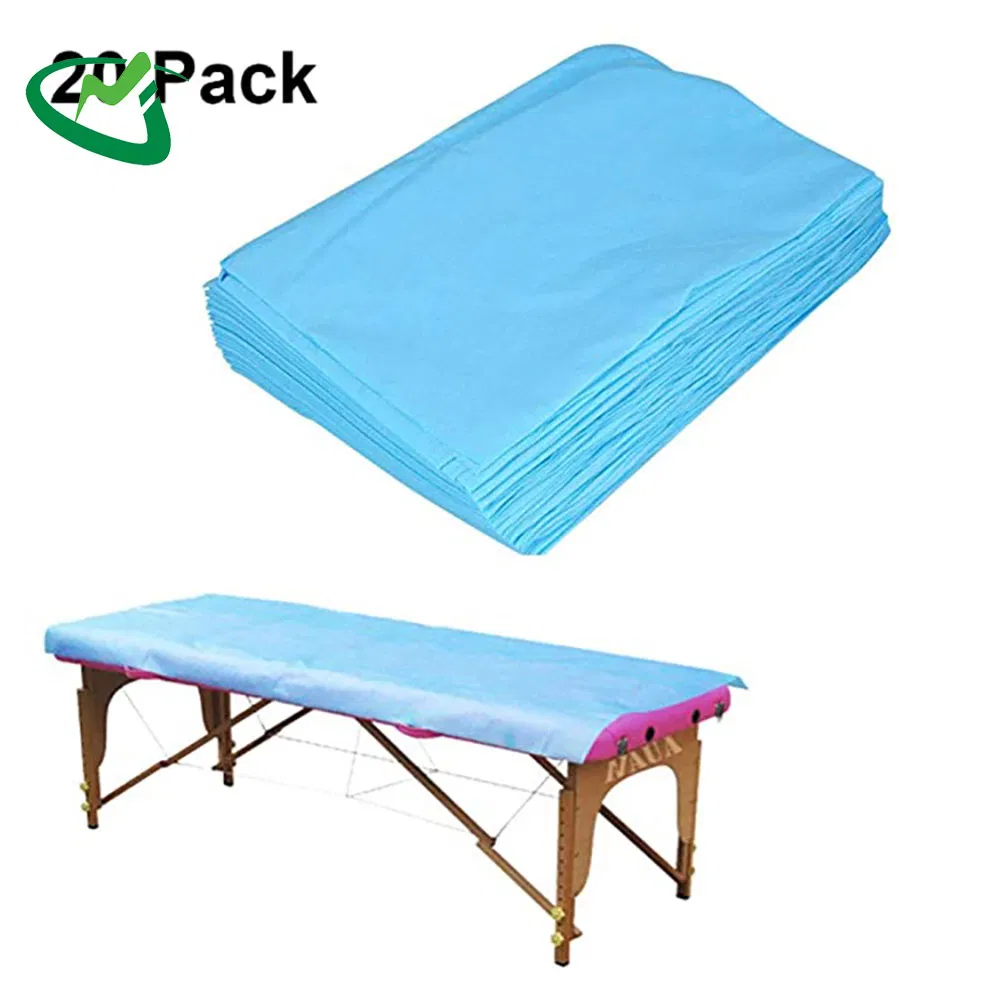 Medical 180X200cm Paper Film Waterproof Massage Disposable Protective Bed Sheet for European Hospital