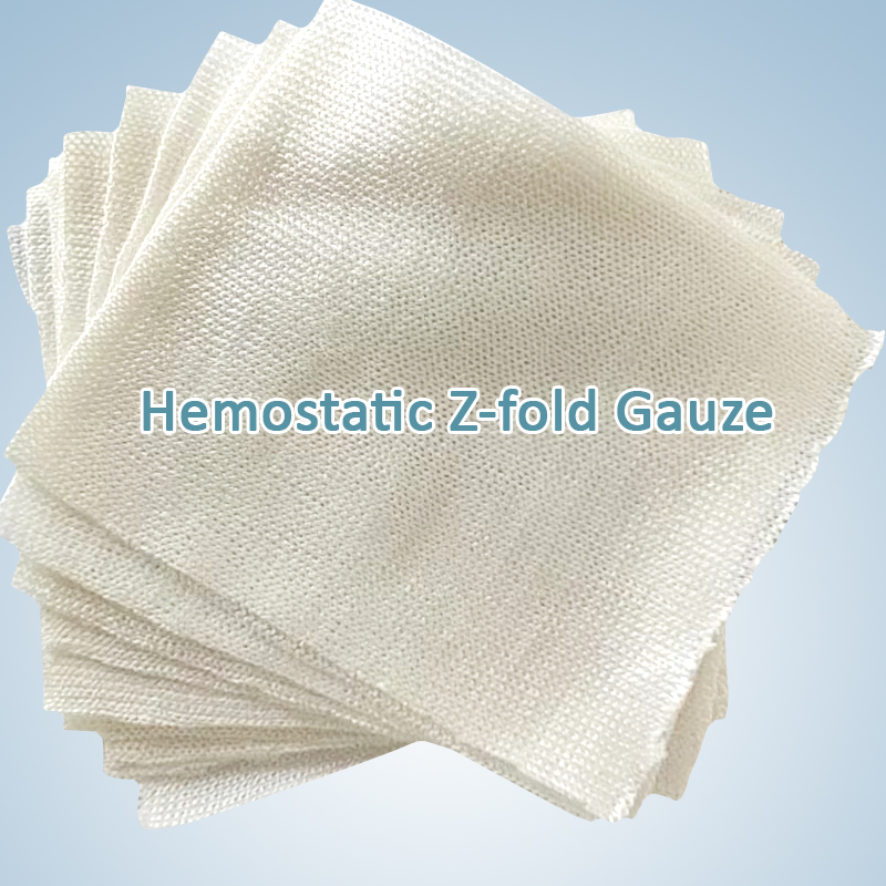 7.6*150cm Oxidized Regenerated Cellulose Gauze Wound Emergency Hemostatic Gauze Dressings