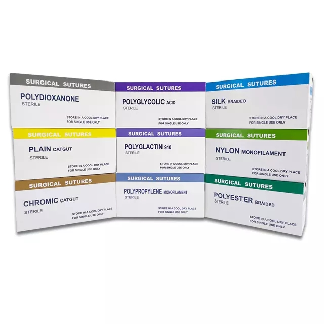 Absorbable Suture/PGA Suture/Silk Suture/Plain Catgut/Chromic Catgut /Nylon/Plypropylene/Polyester Surgical Sutures