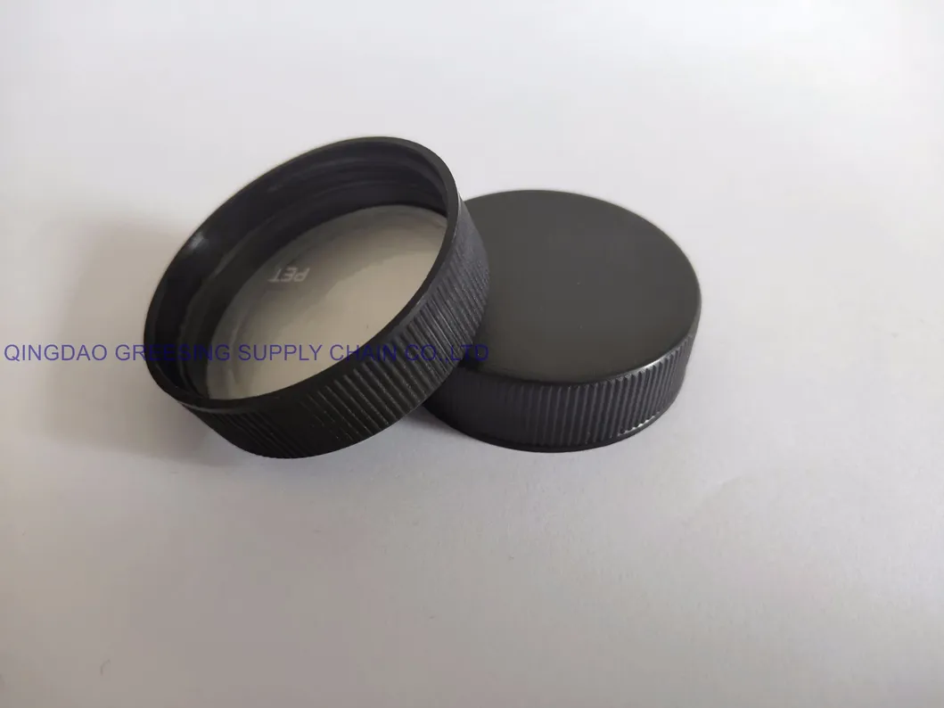 Black PET Plastic Bottle View