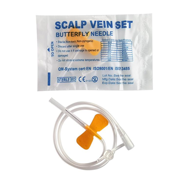 Medical Disposable Scalp Vein Set Butterfly Needle CE&ISO