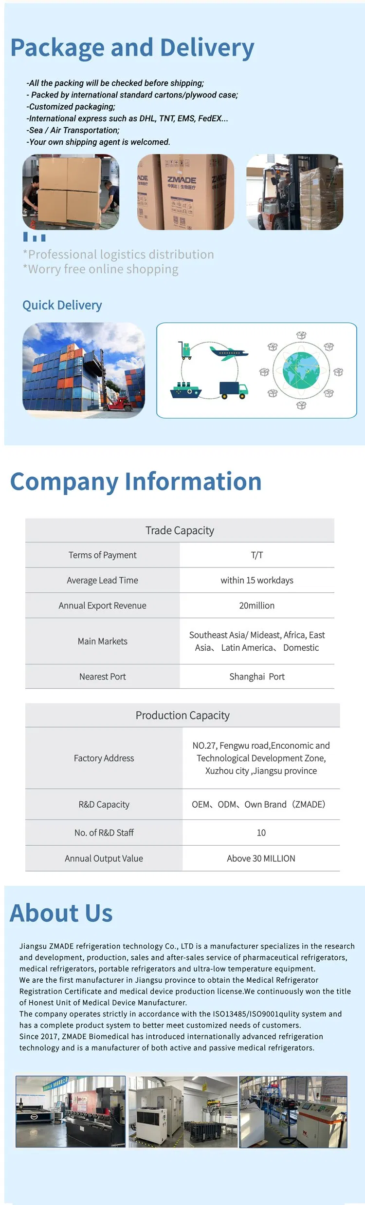 Combined Freezer Refrigerator