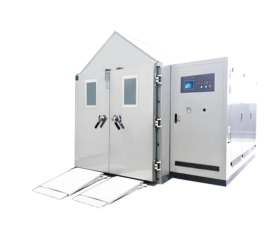 Walk-in salt spray corrosion laboratory