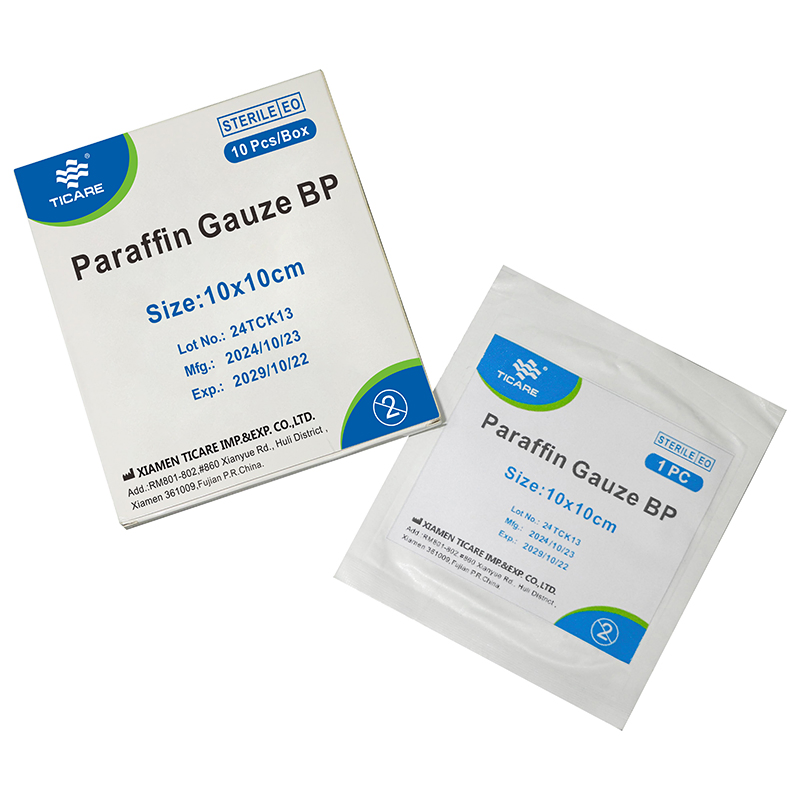 Ticare Brand Medical Quality Breathable Pain Protection Cotton Petroleum Jelly Gauze for Post-Surgical Wounds