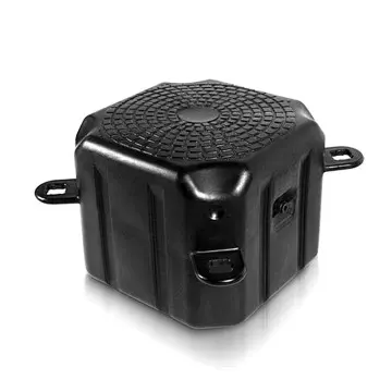 Square Plastic Floating Dock-Black